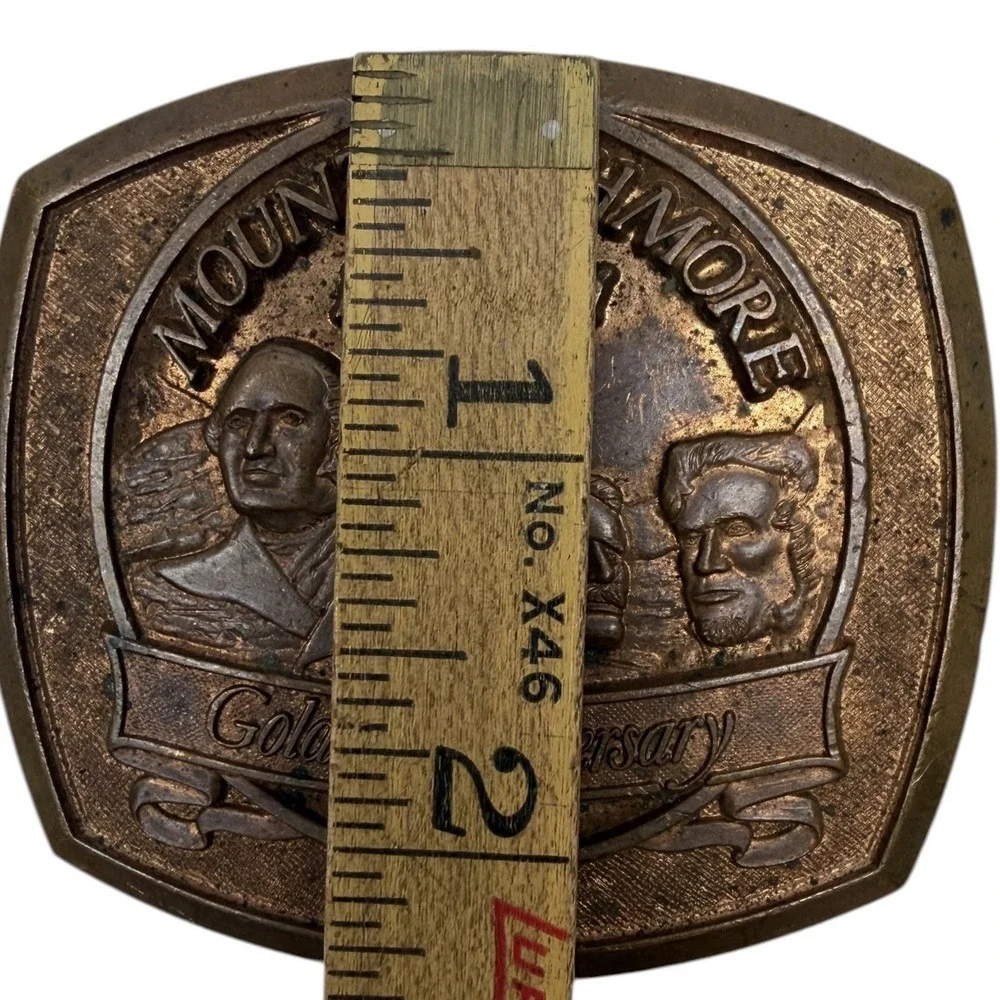 1991 Mount Rushmore‎ 50th Golden Anniversary Belt Buckle